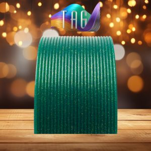 TAG 3D Emerald Green - Glitter